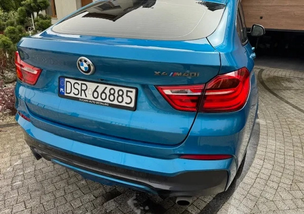 BMW X4 M cena 149000 przebieg: 104000, rok produkcji 2017 z Wrocław małe 37